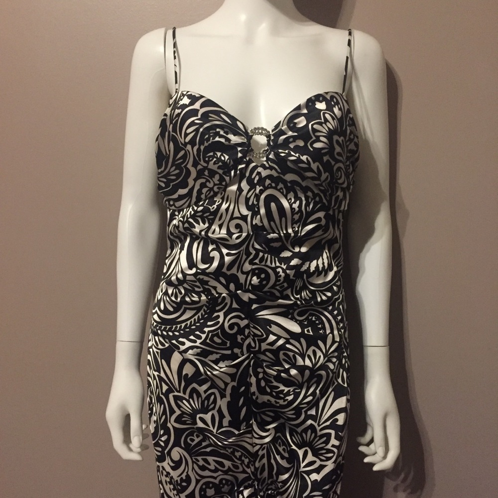 Blonde Nites Black & White Prom Dress Size 11